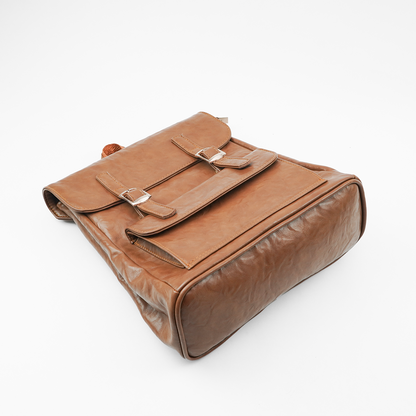 BuckleCharm Backpack Brown