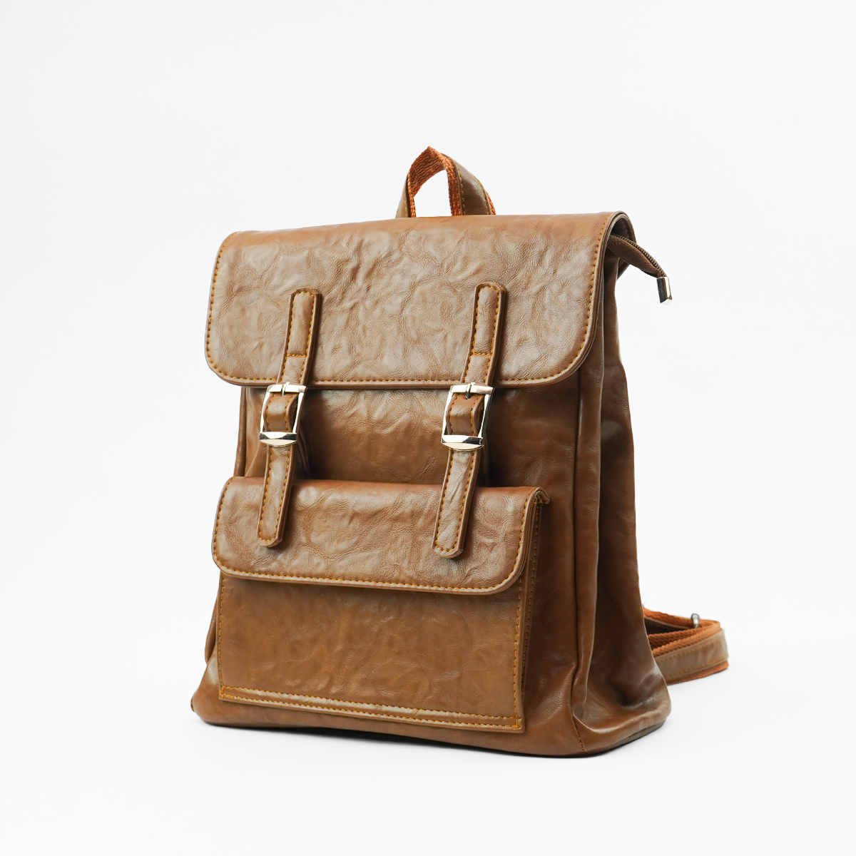 BuckleCharm Backpack Brown