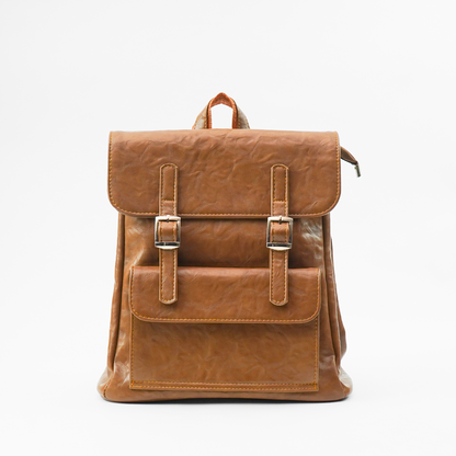 BuckleCharm Backpack Brown