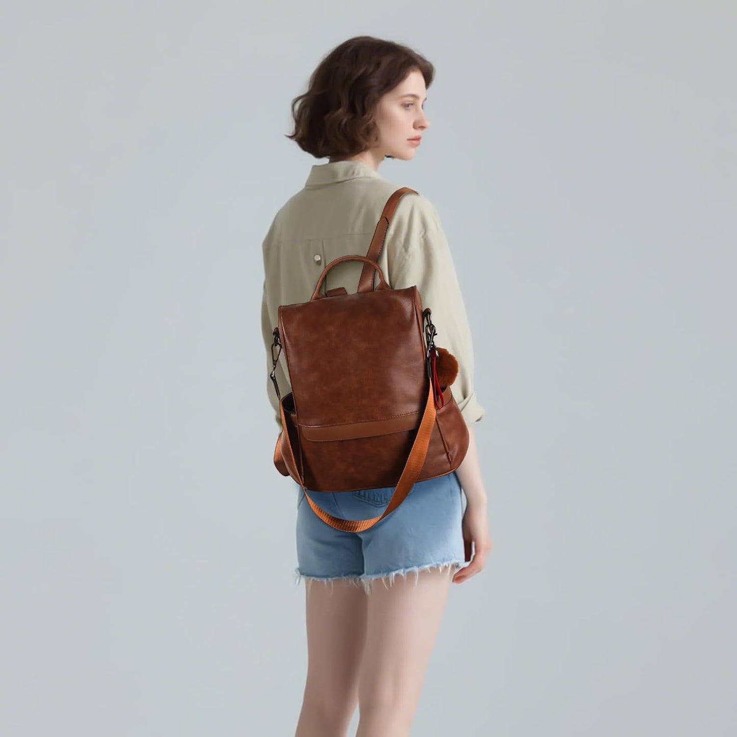 Classic Brown Backpack