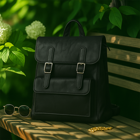 BuckleCharm Backpack Black